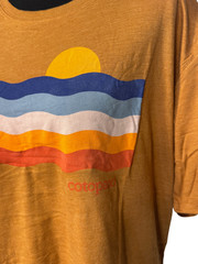 Cotopaxi Disco Wave Organic T-Shirt Men’s XL Saddle Retro Graphic NWT