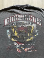 Vintage 7.62 Design U.S Army Engineers Shirt Mens Sz 2XL