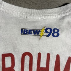 IBEW Local 98 Bohm 28 T Shirt Large Made In USA Bayside Phillies Union Tee