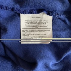 Converse Blue & Orange T-Shirt Size Medium Made In Italy