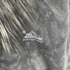 The Mountain Eagle Face Tie Dye T-Shirt Mens Large Gray Made in USA