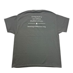 Wyoming Shirt Mens XL Gray Hunting With Heroes Short Sleeve Cotton Outdoors