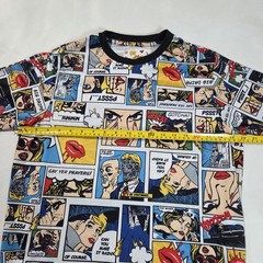 Oh Snap! Drill Clothing Co. T-Shirt Men’s Medium Comic Pop Art All Over Print