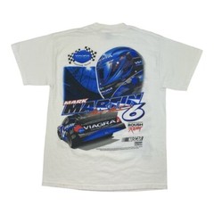 Vintage NASCAR Checkered Flag Sports MARK MARTIN No. 6 VIAGRA (Medium) T-Shirt