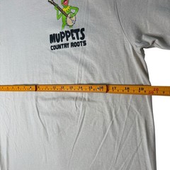 Disney The Muppets Kermit Country Roots T-Shirt Men’s Size M Beige Banjo NWOT