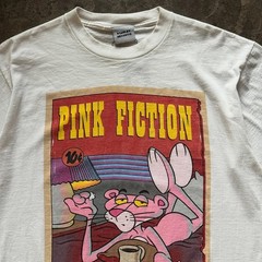 PINK PANTHER X PULP FICTION PARODY RETRO GRAPHIC UNISEX T-SHIRT S-5XL