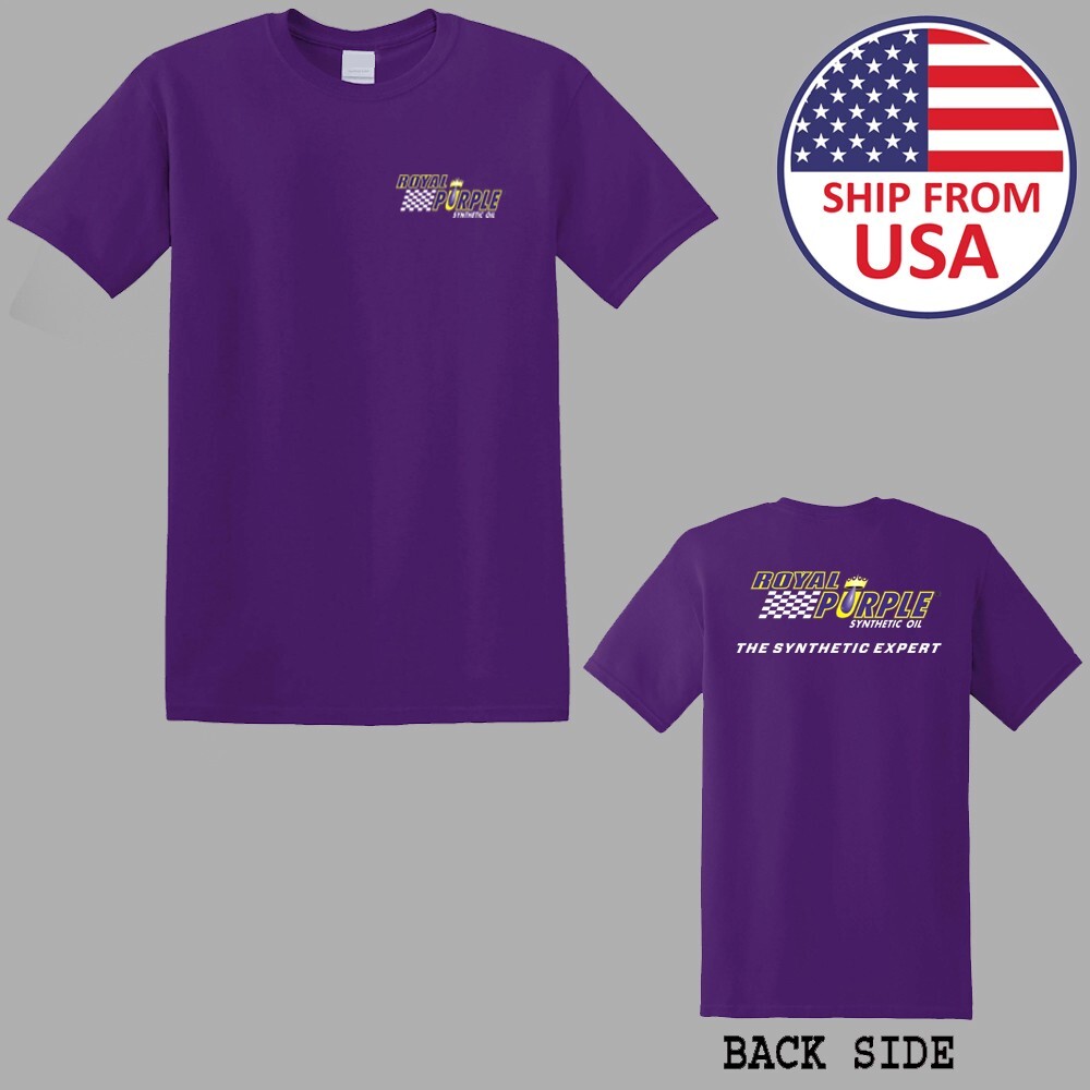 Royal Purple Synthetic Oil Men’s Purple Size S-5XL