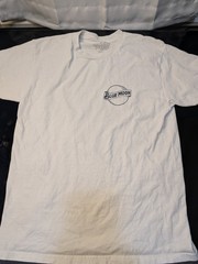 Tee Luv Blue Moon T-Shirt Men’s Size M White Draft Beer Graphic Logo Tee
