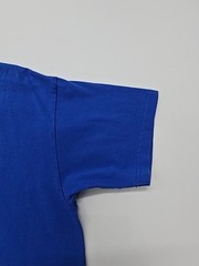 Fruit Of The Loom Unisex Kids T-Shirt Blue Graphic Vineyard Size M Good Condition