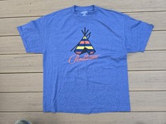 Men’s Pendleton Blue T Shirt Size Large Grand Canyon 100% Cotton National Parks