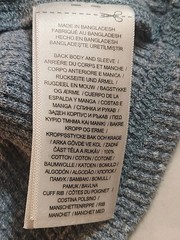 Ralph Lauren RRL Henley Shirt Blue M Thermal Long Sleeve
