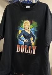Vintage 2002 Dolly Parton Dollywood Tour Shirt Tee XL Country Willie Nelson Y2K