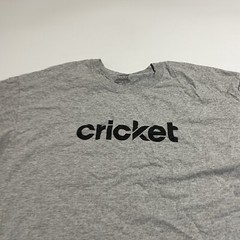 Cricket Wireless Employee Gray SS Gildan T Shirt Sz L