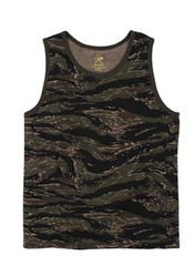 Tiger Stripe Camo Tank Top Muscle Shirt PT Hunting US Army USAF Navy SEAL’s Vet