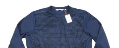 Peter Millar Navy Bond Elite Brushstroke Camo Crewneck Pullover MF23EZ47A NWT M