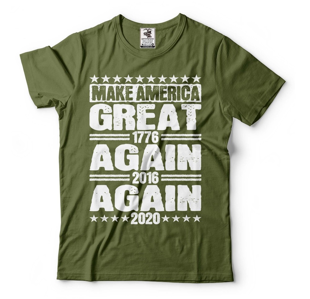 Trump 2024 Patriotic MAGA Again Again T-shirt Republican party Elections Men Tee