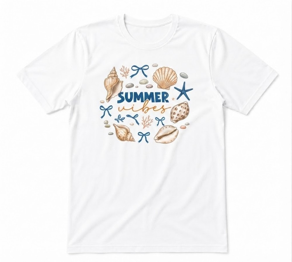 Summer Vibes Beach Vacation Ocean Love Gift Tee White T-shirt