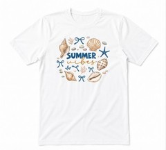 Summer Vibes Beach Vacation Ocean Love Gift Tee White T-shirt