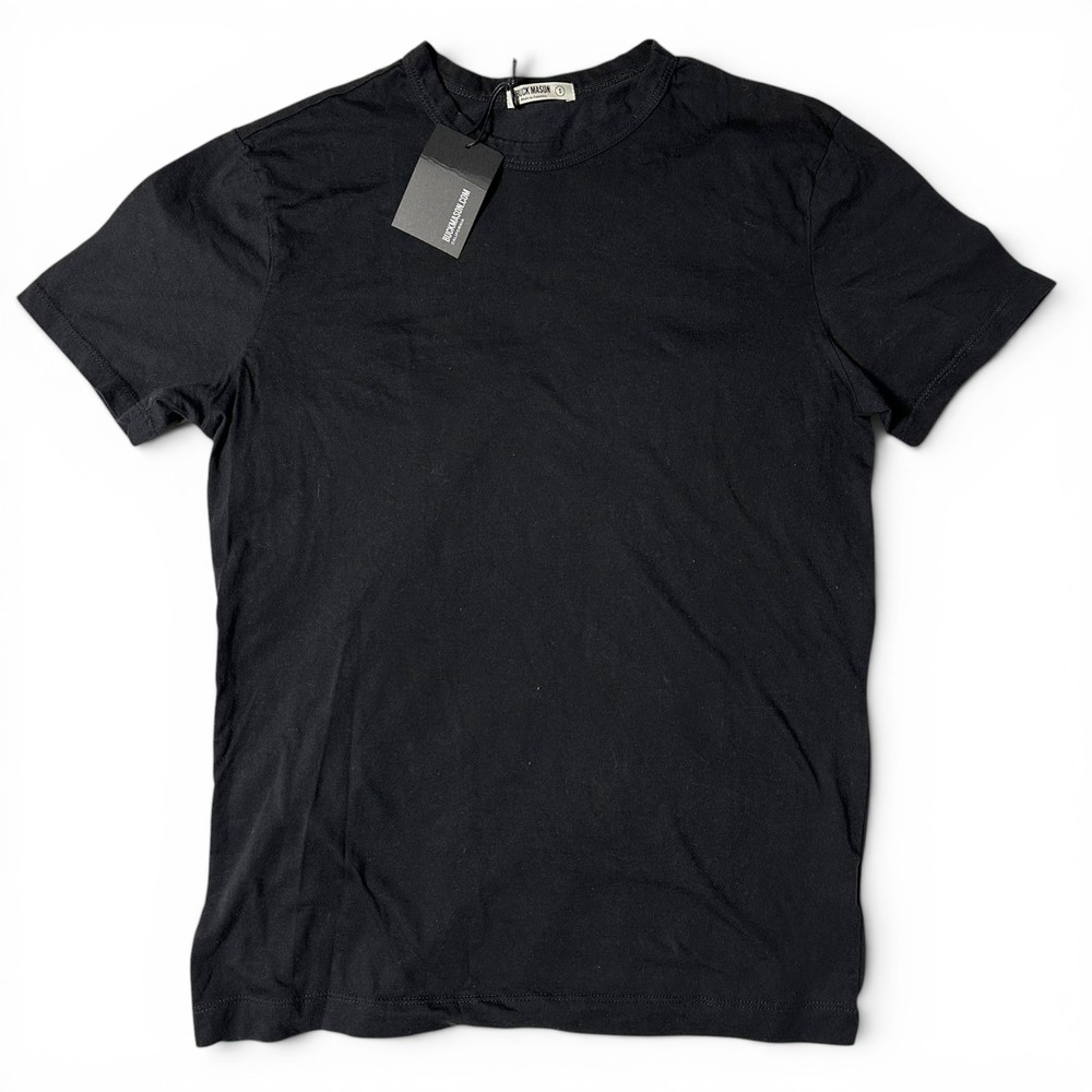 Buck Mason Pima Classic Tee Mens Size S Black Made in USA Supima NWT