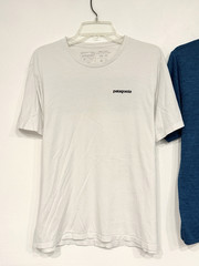 Lot 2 Patagonia Men’s Shirt Size Medium Capilene Cool P-6 Logo Organic T-Shirt