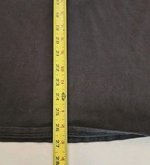 The Dirt Track At Charlotte Tee Shirt Black, White Letters 20in Across 27in Long