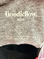 Goodfellow & Co Gray Solid T-Shirt S Short Sleeve V-Neck Standard Fit