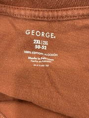 George Rusty’s Beach Cooler Graphic Tee 2XL Burnt Orange Woodie Wagon Pocket