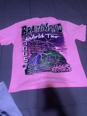 Hellstar Brainwashed World Tour 3005 Pink T-Shirt Men Small