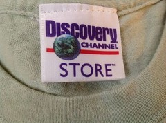 Discovery Channel Store Chinese Character Happiness T Shirt Men’s Size Large