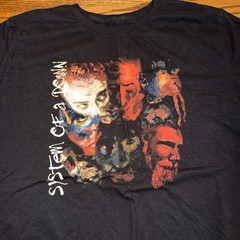 Vintage System of a Down Searching for Satellite Signal Band TShirt L/XL Reprint