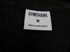 Men’s Gymshark Critical 2.0 Drop Arm Crew Neck Tank Slim Fit Black Size MEDIUM