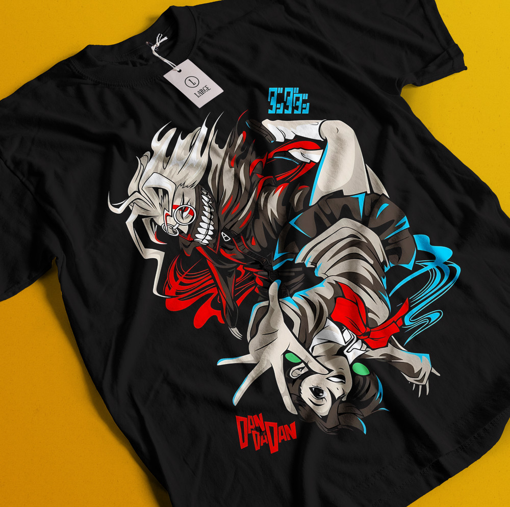 Dan Da Dan T-Shirt Okarun Shirt Momo Ayase Tshirt Ken Tee Turbo Jin Aira Seiko