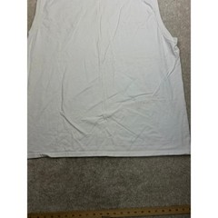 Fruit of the Loom Solid Muscle T 3XL White Cotton Basic Athletic Gym Minimalist