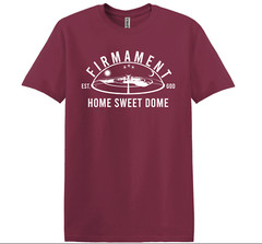 HOME SWEET DOME FIRMAMENT T SHIRT BIBLICAL EARTH THE EARTH IS FLAT