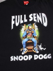 Full Send Snoop Dogg Shirt Mens XXXL Black Death Row Hip Hop Rap