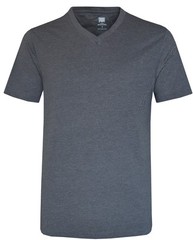 3 Pack V-Neck T-shirts Short Sleeve Plain Tops Classic Essential Tees Multipack