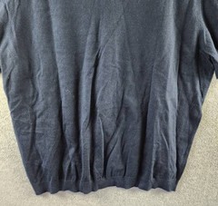 The Men’s Store at Bloomingdale’s Cashmere Blend Sweater Tee XL True Navy S/S
