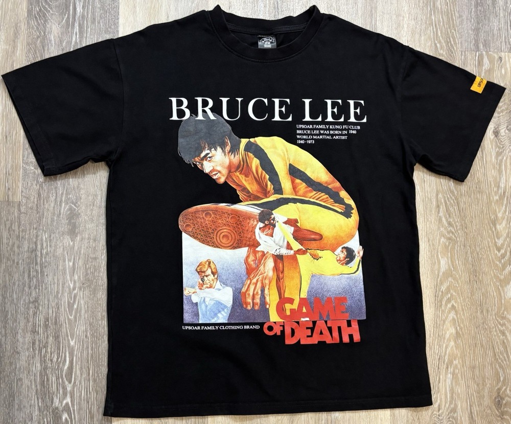 Bruce Lee Game Of Death Shirt 70s Martial Arts Movie Poster Graphic Upsoar Large
