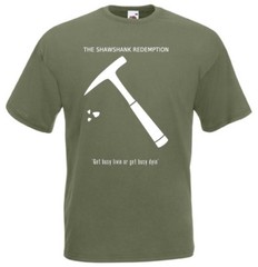The Shawshank Redemption v5 T shirt red green olive black poster all sizes S-5XL