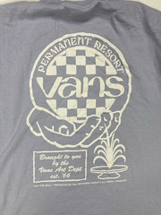 Vans Permanent Resort Art Dept Graphic T-shirt Men Large Purple Short Sleeve