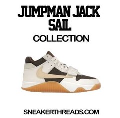 Sneaker Tees To Match Jumpman Jack Sail Shoes – Fly Hustle Shirt