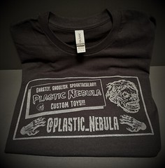 Shock Monster T-Shirt Plastic Nebula Custom Toys XL Gildan Black