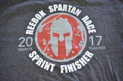 2 Men’s Reebok Spartan Race 2017 Sprint Finisher Trifecta Qualifier T-Shirt M-XL