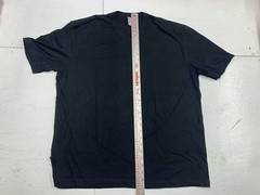 American Apparel Sustainable Collection USA MADE Vneck Tee 100% cotton Black XL