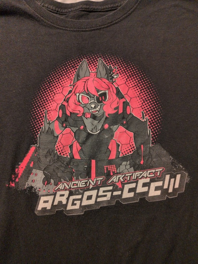 Rotteen Absolute Artifact Argos CCCIII Double-Sided Screenprint T-Shirt Size M
