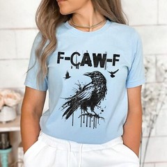 Black Crow, F-Caw-F Funny Black Bird T-Shirt For Men Women