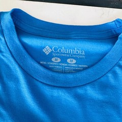 NEW Columbia Blue Short Sleeve T-Shirt Men’s Size Medium