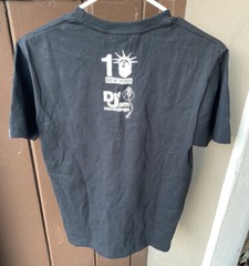A BATHING APE X DEF JAM RECORDINGS Black T-SHIRT SMALL Good Condition