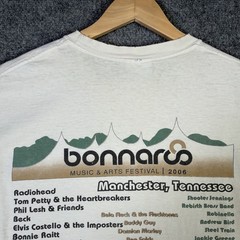Vintage Bonaroo Shirt Mens Large White Y2K Radiohead Concert 2006 Rare Beck