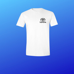 Toyota T-Shirt Chest Logo Tundra Tacoma Scion Supra 4 Runner with FREE DECAL!!